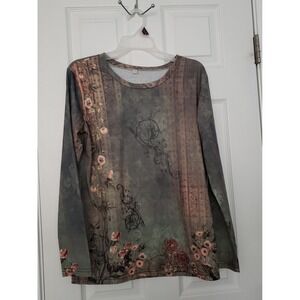 Womans Blouse Long Sleeves Size Small‎